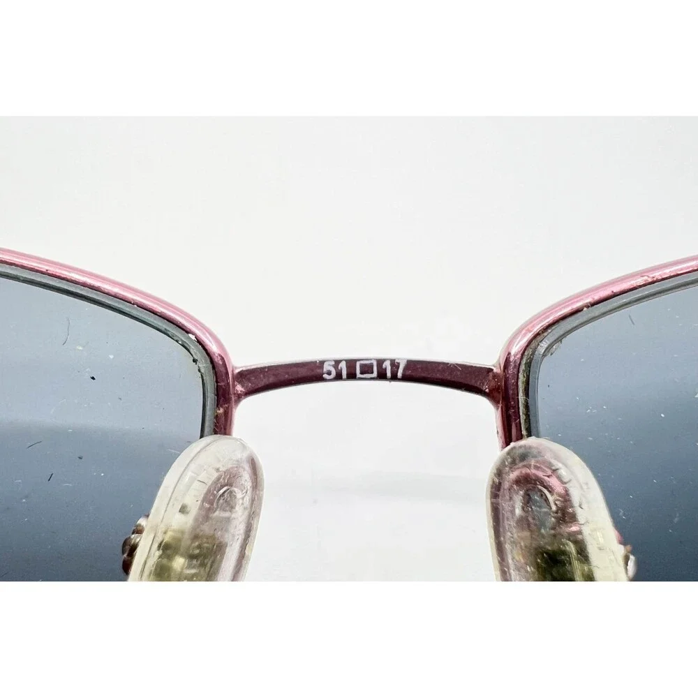 Unbranded Sunglasses Womens Rose Pink Metal Rectangle 51-17-135 51mm